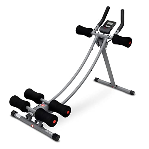 Sunny Health & Fitness Core Glider Ab Waist Trainer Machine - SF-A022005