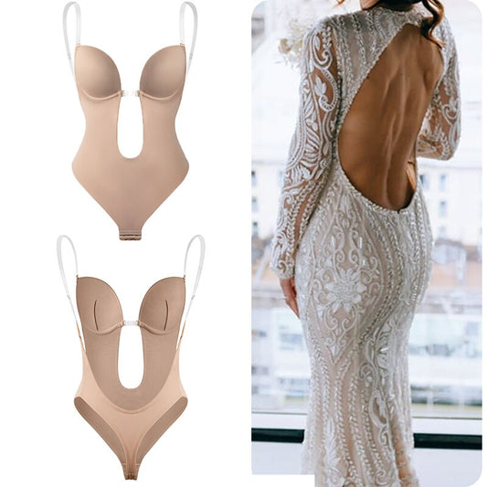 Bodysuit Corset Backless Bra Shapewear