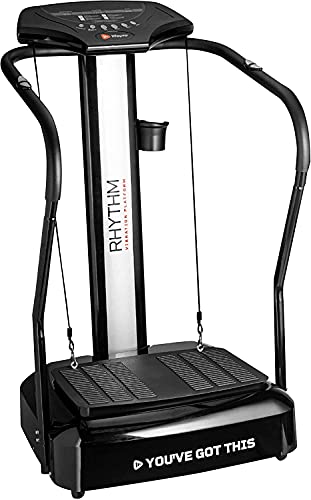 Lifepro Vibration Plate Exercise Machine with Handles, Vibrating Plate Exercise Machine, Vibration Platform Machines, Vibration Plate Lymphatic Drainage, Handles Help with Balance
