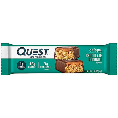 Quest Nutrition Chocolate Coconut Hero Bar, 12 Ct