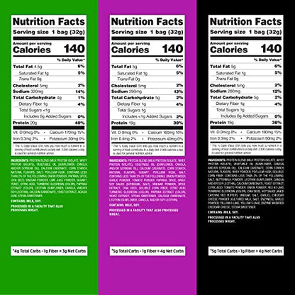 Quest Nutrition Tortilla Style Protein Chips, Spicy Variety Pack, 12 Count (3 Each Flavor)