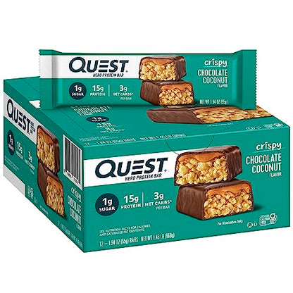 Quest Nutrition Chocolate Coconut Hero Bar, 12 Ct