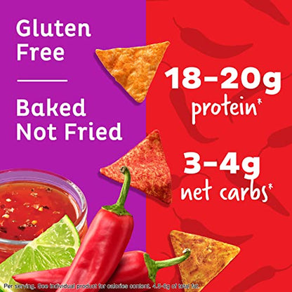 Quest Nutrition Tortilla Style Protein Chips, Spicy Variety Pack, 12 Count (3 Each Flavor)